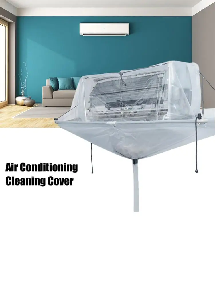 Open Type Cleaning Cover to Wash Air Conditioner Cleaning Cover Waterproof Dustproof Cleaning Bag Ceiling Washing Tools