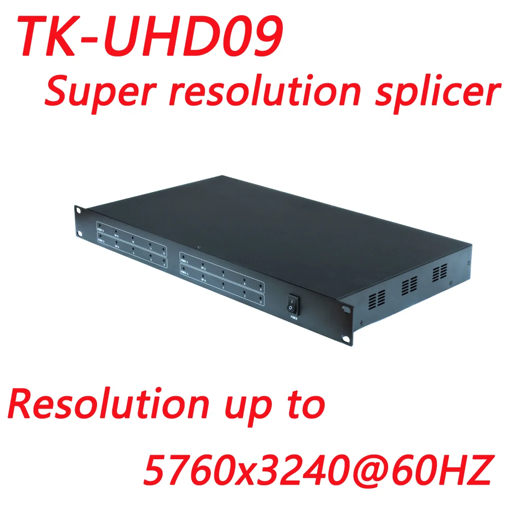 3X3 Video wall controller,resolution is 5760x3240@60HZ,also supports 1x6,2x6,2x3 splicing mode