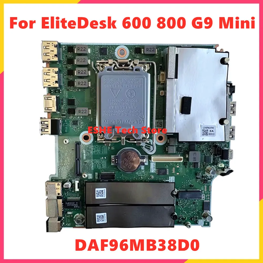 

N03124-601 N03124-001 для мини-материнской платы HP EliteDesk 600 800 G9 M81296-001 DAF96MB38D0 ADLQ670 LGA-1700 DDR5 100% тест в порядке