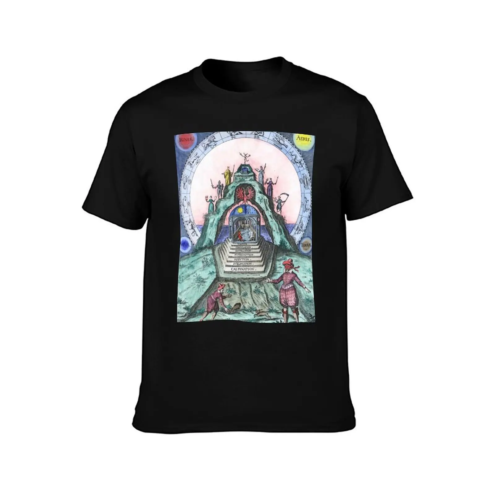 The Amazing Magic of Alchemy Collection #9 T-Shirt Abstract Pattern Print Top T-Shirt