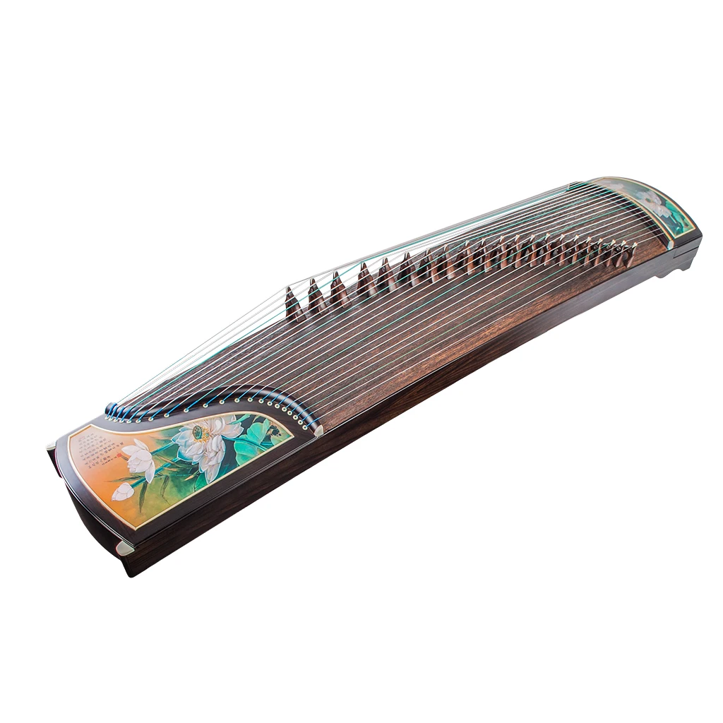 

Chinese Zither 21 String Sandalwood Guzheng Instrument Gu Zheng SET Folk Music Traditional Chinese Instrument