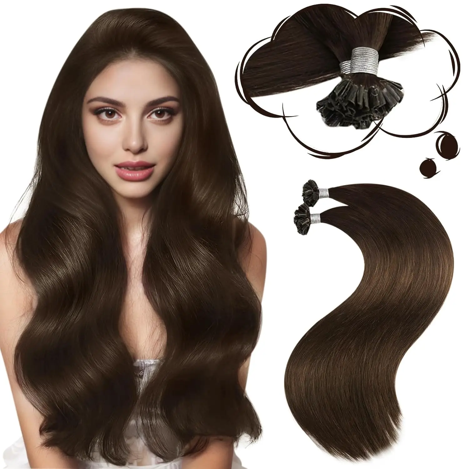 U Tip Hair Extensio…