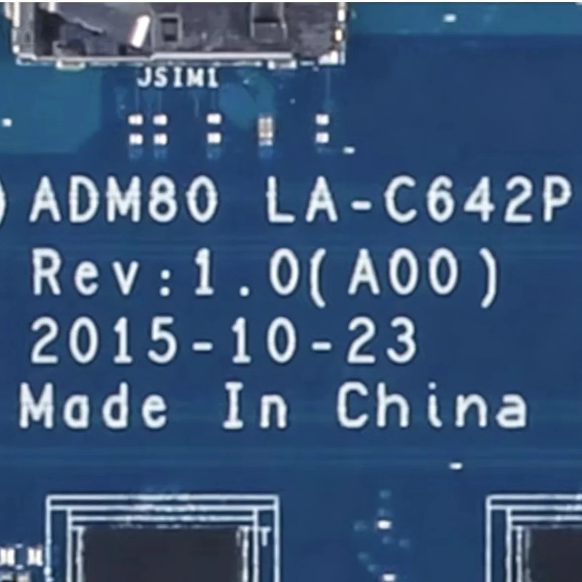 100% Tested OK Original Laptop Motherboard LA-C642P J1PDD I7-6600U For Dell Latitude 15 E5570 5570