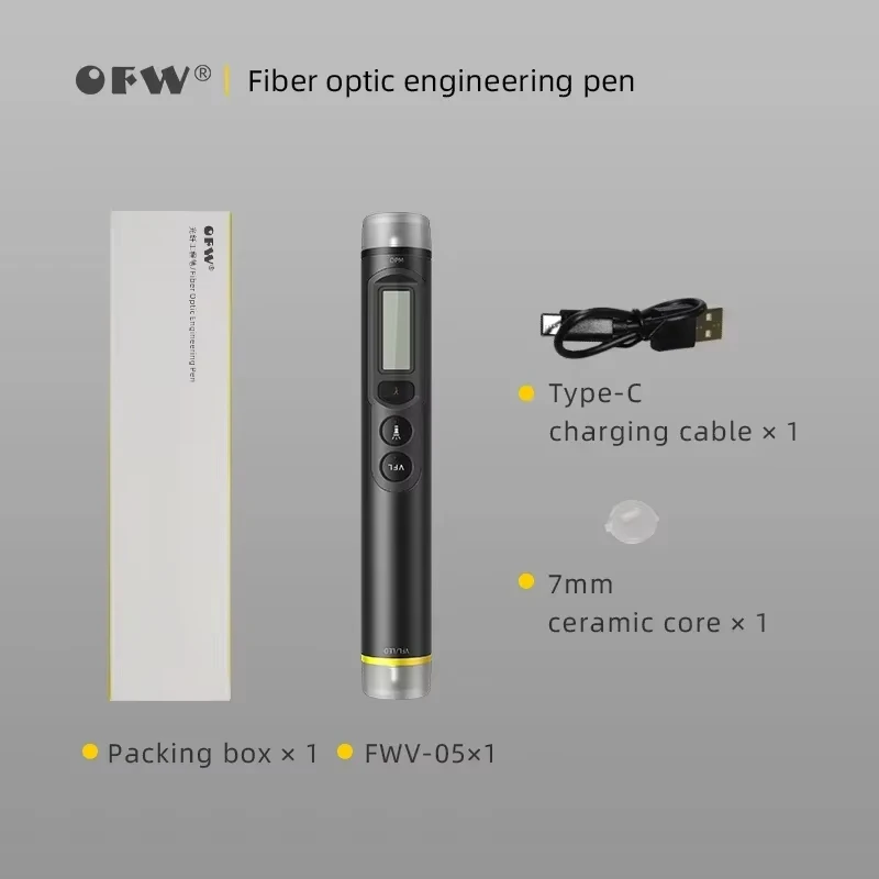 OFW Original Mini 3-in-1 Optical Power Meter and Visual Fault Locator FWV-05 VFL and OPM Cable Tester for Ftth and Fttx view 6