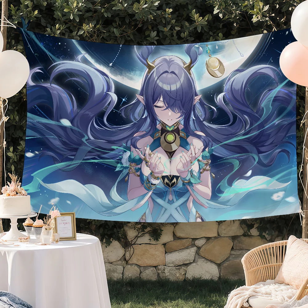 ธงเกม Genshin Impact Lauma สำห - Games Garden Party บทวิจารณ์และราคา