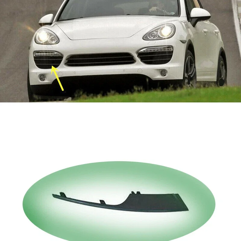 

Left Lower Front Bumper Fog Light Grille Molding Trim For Porsche Cayenne 2011-2014 95850568520 95850568620