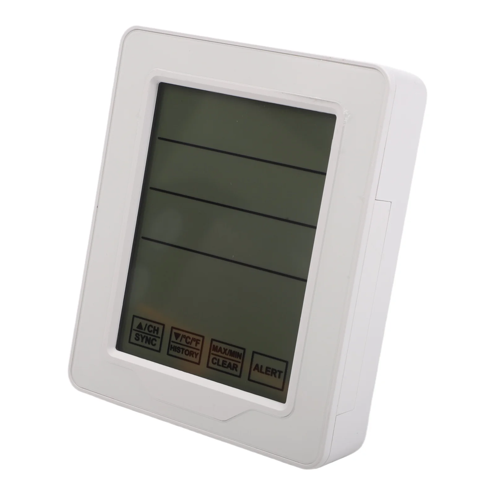 White Indoor Outdoor Sensor 24-Hour Tracking 500FT Transmission Range Accurate Temperature Readings Garden Use Home Monitoring