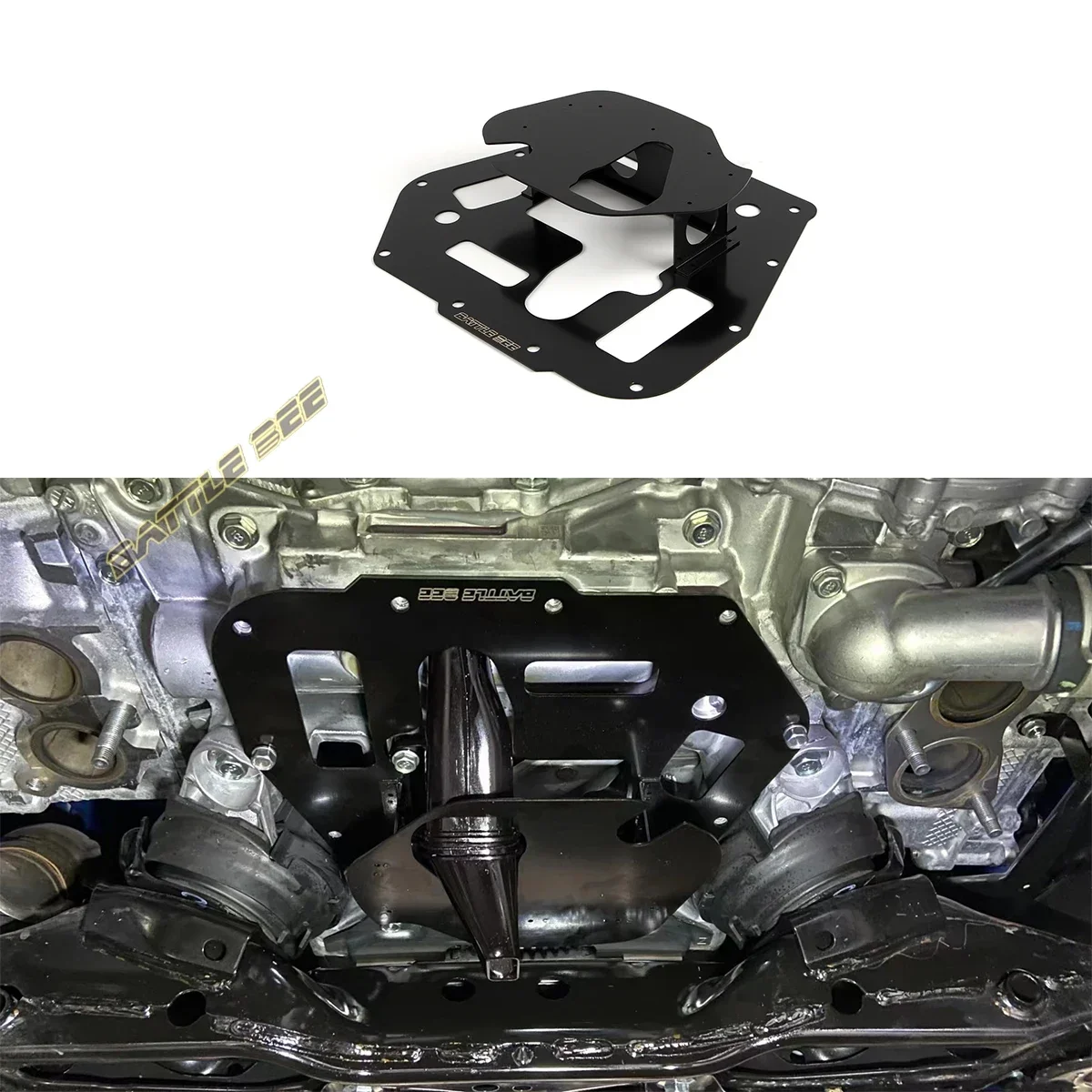 GR86 FA24 Engine BRZ Oil Pan Baffle 1.4mm Engine Base Chassis Spoiler Guard Cover Skid Plate Belly Pan Protection