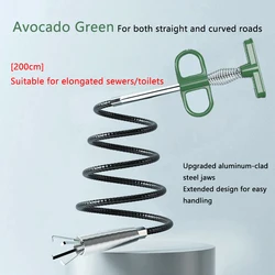 60/90/200cm Bend Curve Grabber Spring Grip Tool For Home Kitchen SinkGarden Usage 4 Claw Flexible Long Reach Pick Up Assist Tool