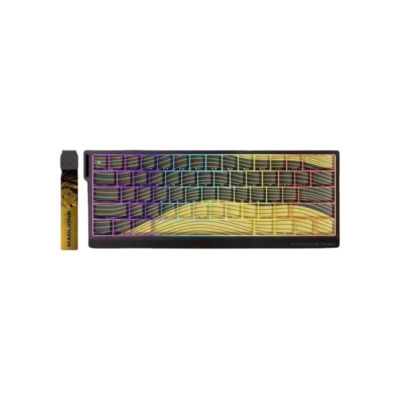 Fgg الأصلي Madlions Mad60 Mad68 لوحة المفاتيح مخصصة E-Sport المغناطيسي التبديل للألعاب 0.04rt 8k معدل الاستطلاع 0.125 مللي ثانية الكمون