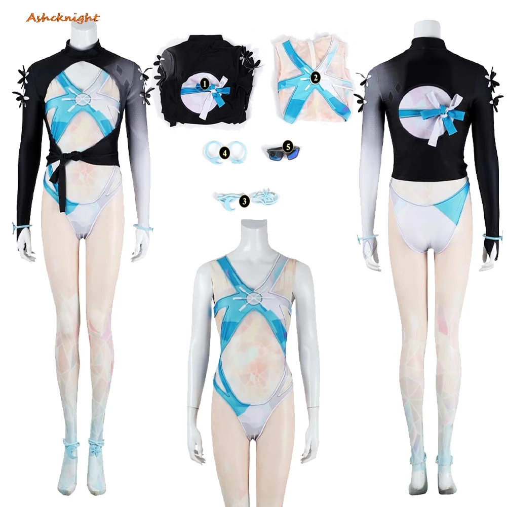 

Rival Luna Snow Cosplay Costume Jumpsuit Top Clothes Women Party Disguise Roleplay Male Halloween Costume Carnival Outfit Suits