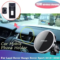 Phone Holder for Land Rover Range Rover Sport L494 2018~2022 Magnetic Air Vent Clip Support Wireless Charging Accessories iPhone