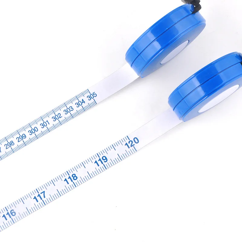 3-meter Clothing Leather Tape Measure 120-inch Soft Tape Measure with Lanyard Retractable Measuring Ruler Height Measurements