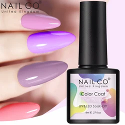 NAILCO 83 Colors 8ml Nail Gel Polish Nail Art Manicure Varnishes Lacquer Nail Supplies Soak Off Vernis Semi Permanent UV Gel