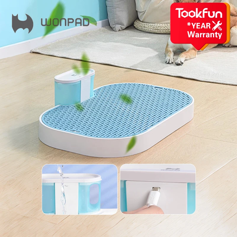 Tookfun Smart Dog Toilet Pet Changing Pad Rechargeable Automatically Cleans Up Dog Urine