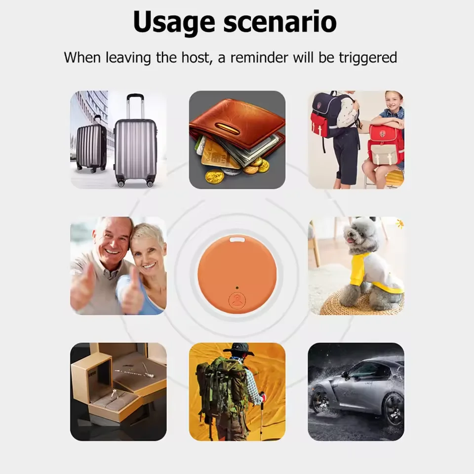 Anti-lost Tracker GPS Alarm Wireless Mini Finder Key Child Bag Wallet Bluetooth APP GPS Locator Smart Tag For iPhone For Android