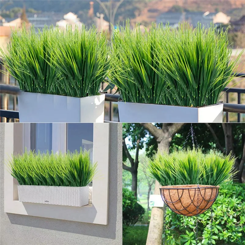 

Artificial Plastic Grass, Plant Green Grass, Imitation Fake Plants, Home Decoration, Gardening Grass, Outdoor Decoration-B09B