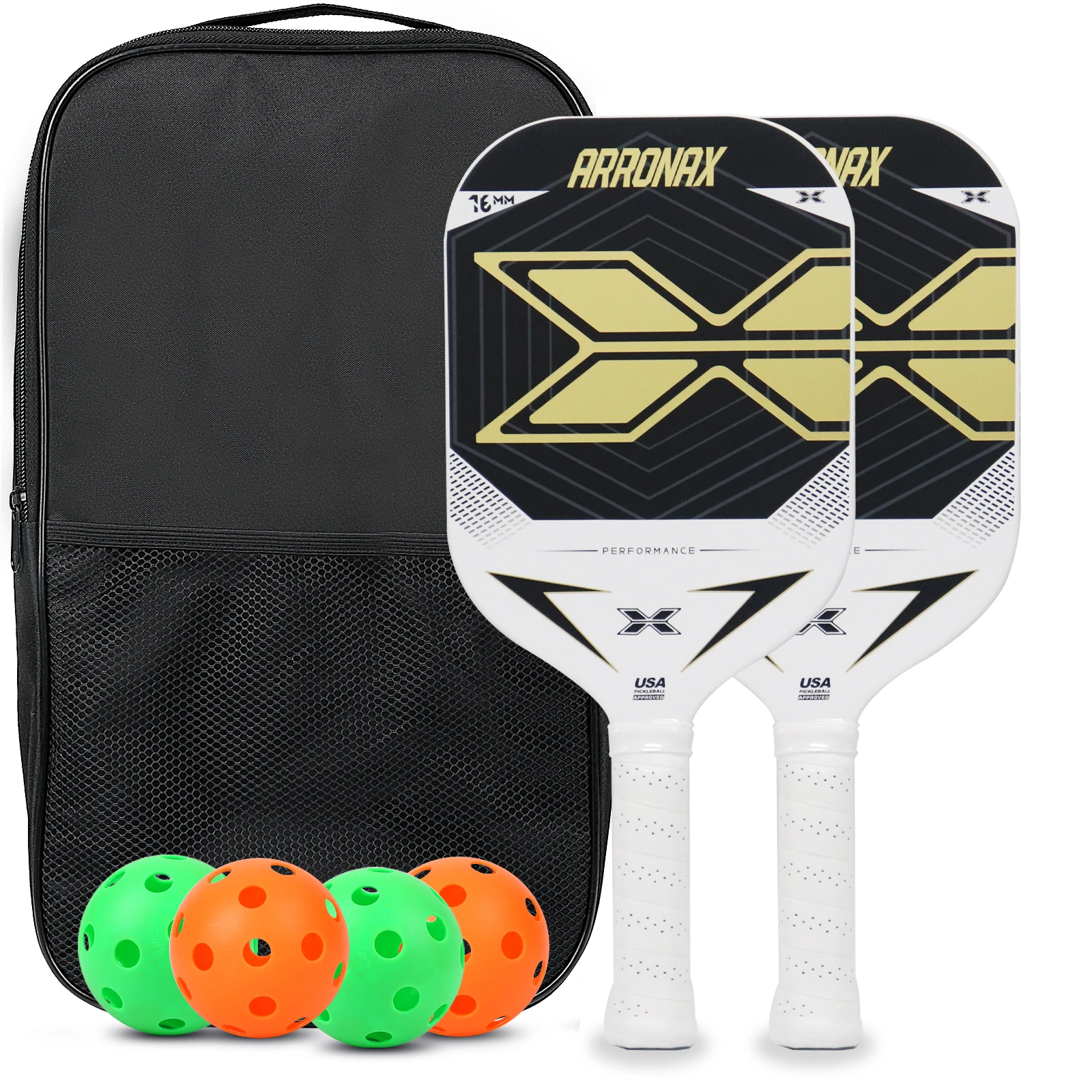 

Pickleball Paddles Carbon Fiber Surface Seat Pickleball Paddle Racket PP Core Gift Kit Indoor Outdoor Professional Amateur