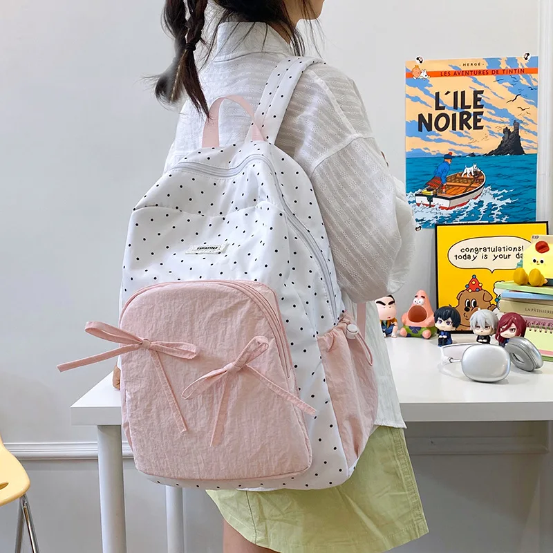 

Bow Shaped Kids Backpacks for Boy Cute Backpacks Large Capacity Cartoon Backpack Lightweight Versatile Travel Backpacks Mochila