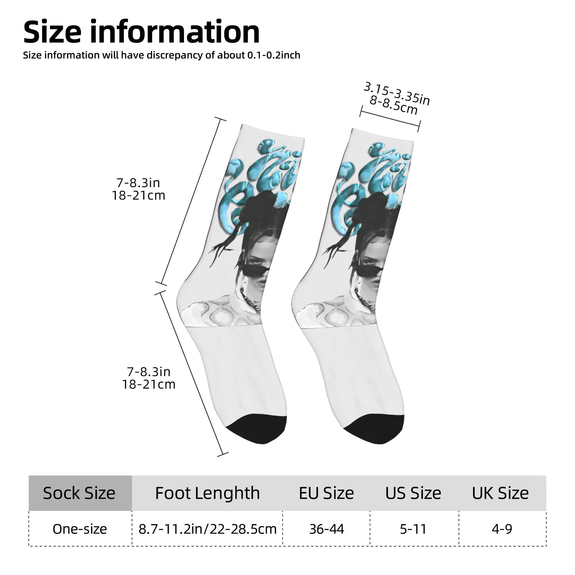 Nina Chuba Strümpfe Erwachsene Männer Sänger Socken Atmungsaktive Trendy Socken Herbst Klettern Anti Skid Design Socken Geburtstag Geschenk
