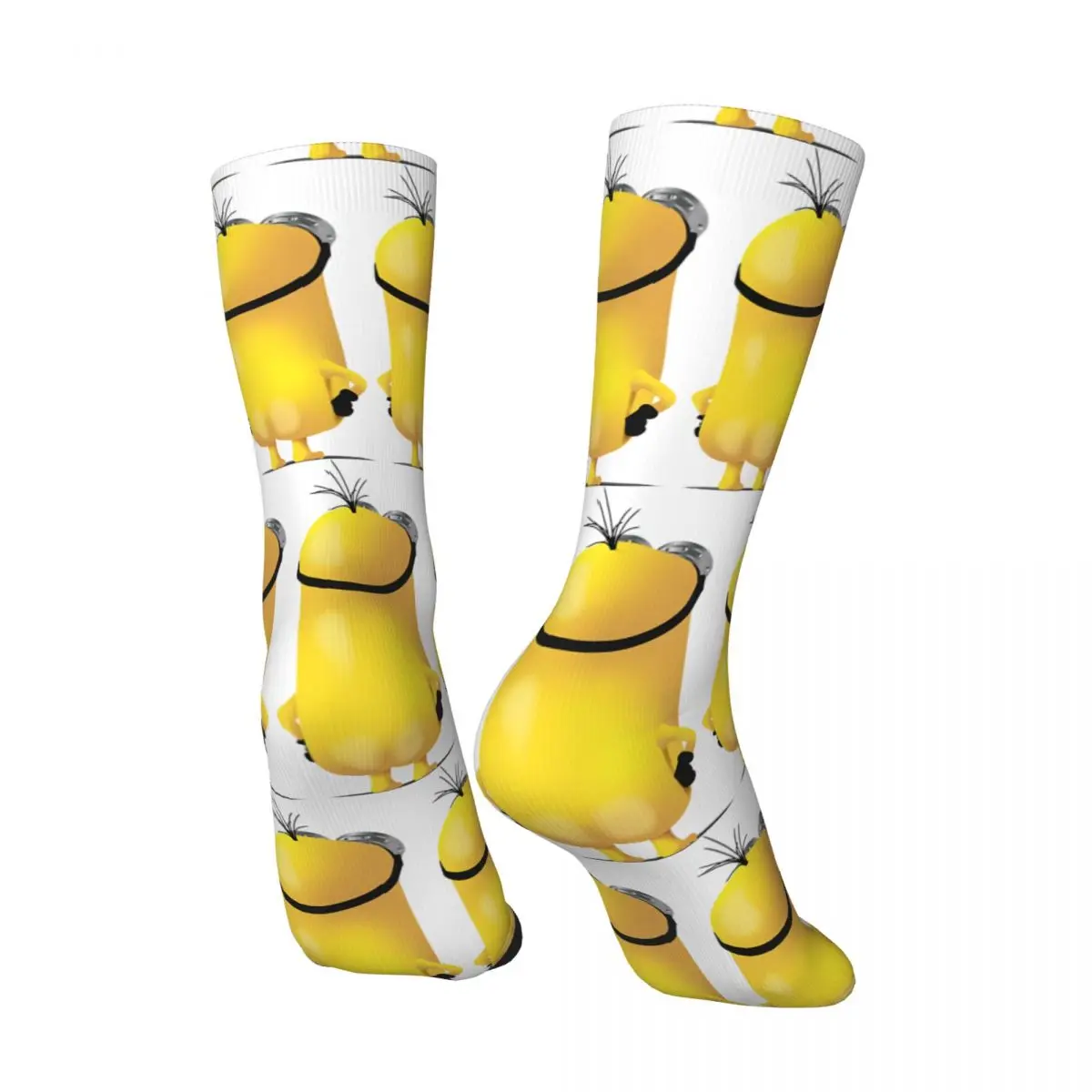 M-Minions Socks Autumn Kevin Standing Stockings Modern Women Men Warm Soft Socks Custom Running Anti Skid Socks