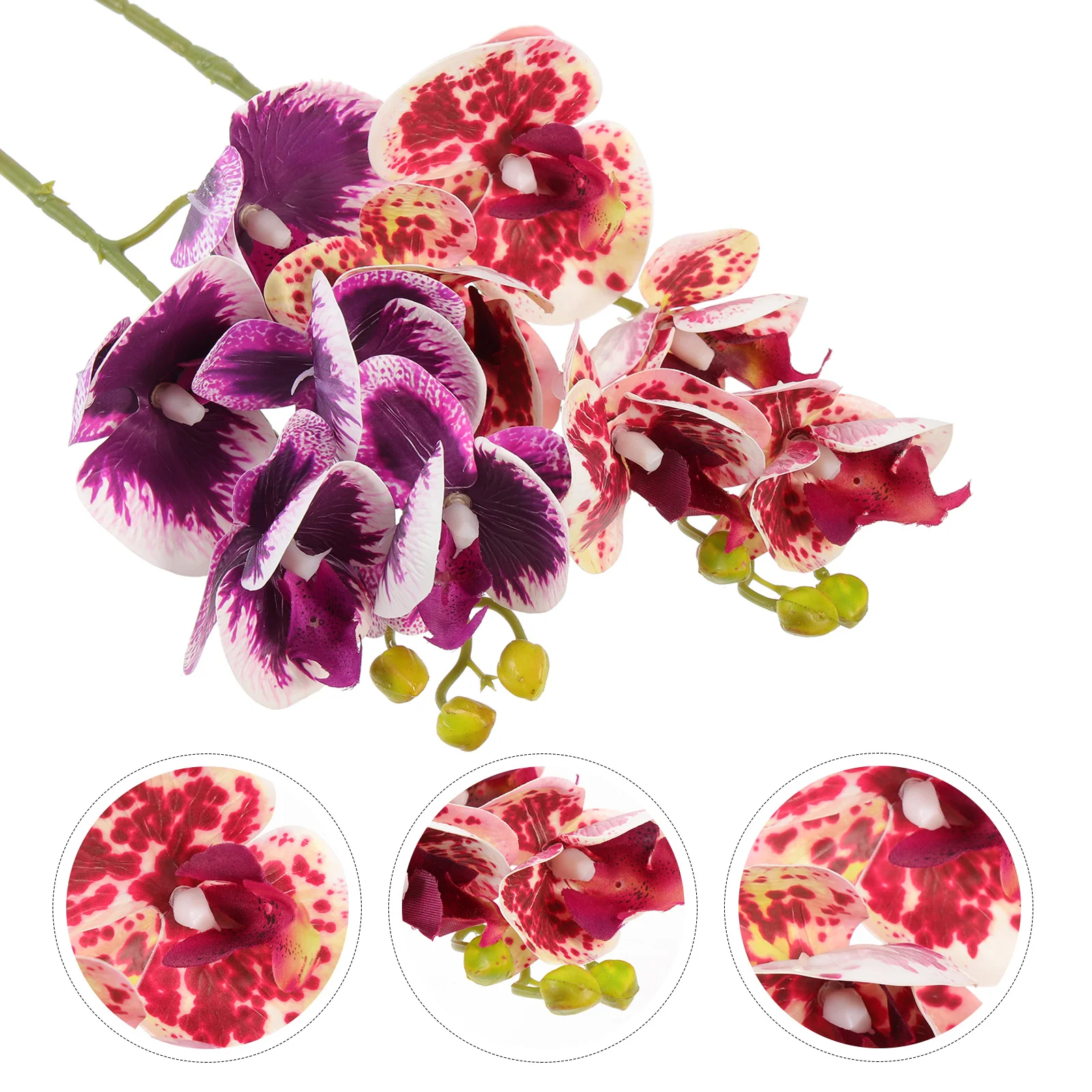 

2Pcs Reptile Plants Artificial Fish Tank Decoration Realistic Crawler Box Landscape Ornament Durable Safe Reptile Plants