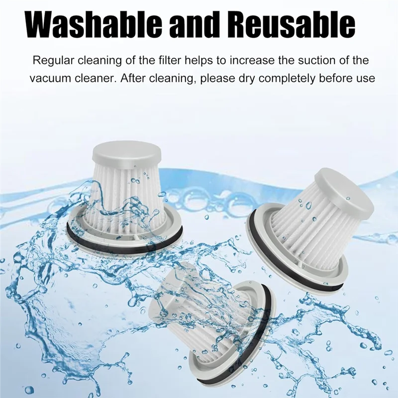 Filtros lavables A74G para Fanttik Slim V8/V10 Mate, filtro de repuesto de piezas de aspiradora V8 Apex