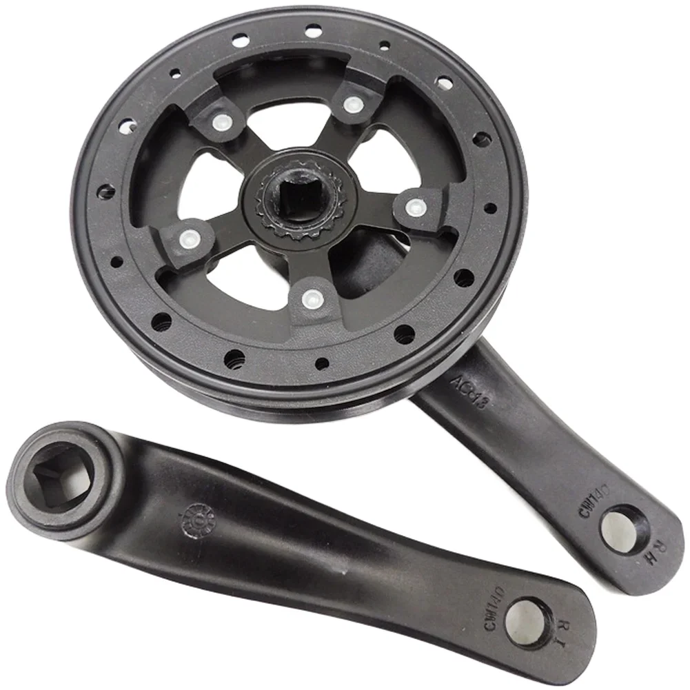 14*14cm Youth Bike Crank Bicycle Crank For Youth Spare Chainring Compact Form Factor Tapered Axle Compatibility