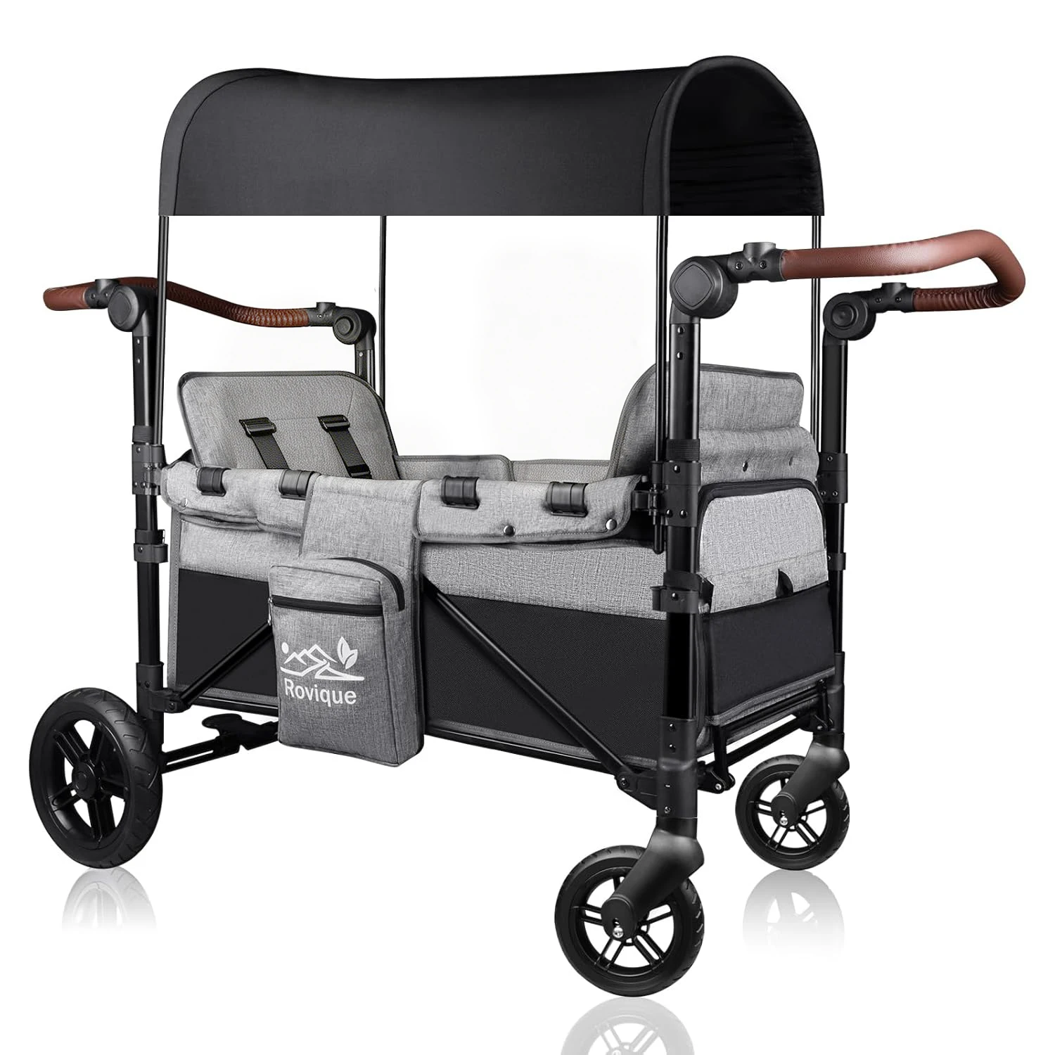 

Двухместная коляска-вагон, универсальная коляска-вагон для любой местности с удлиненным расширением