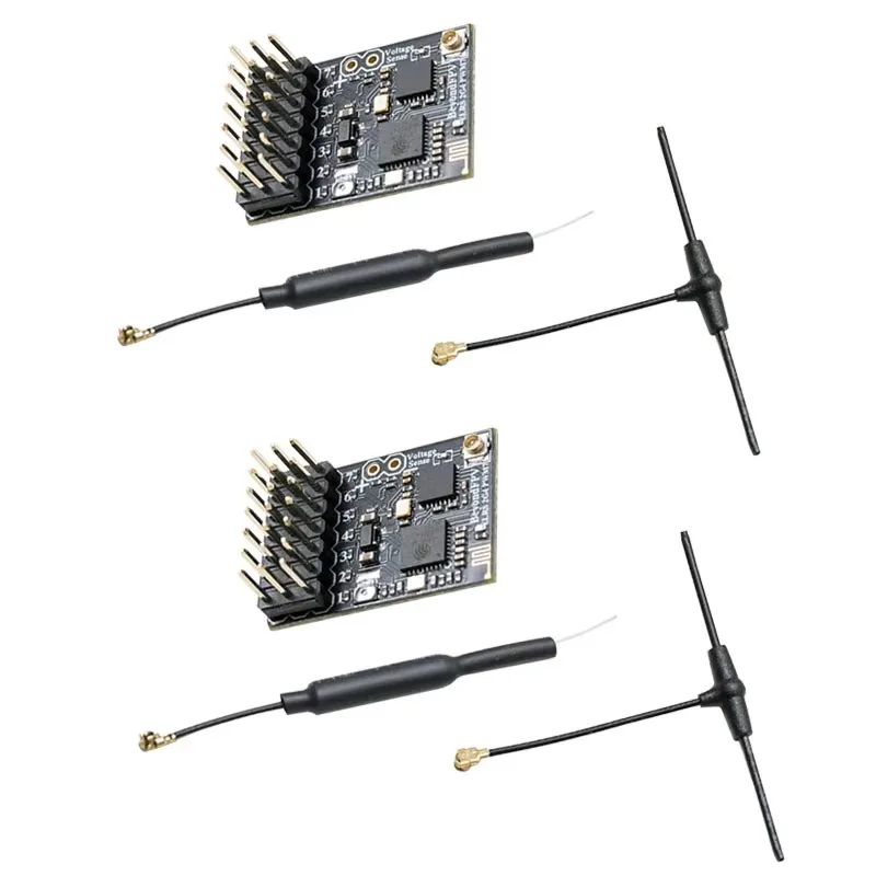 1/2PCS BeyondFPV ELRS 2.4G PWM 7CH CRSF Ontvanger ExpressLRS RX 2400RX PWM/CRSF Protocol voor RC FPV Drone Vaste Vleugel Auto Boot