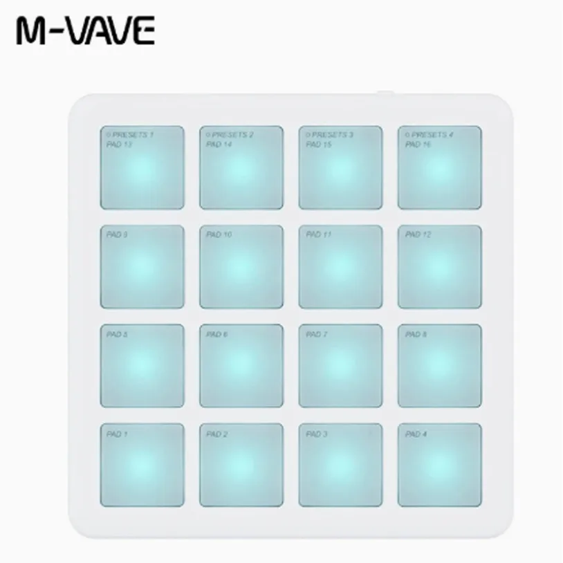 SMC-PAD Pocket MIDI Controller Velocity Sensitive Pads Aftertouch Data Sync for Electronic Music Beat Making Studio Work view 2