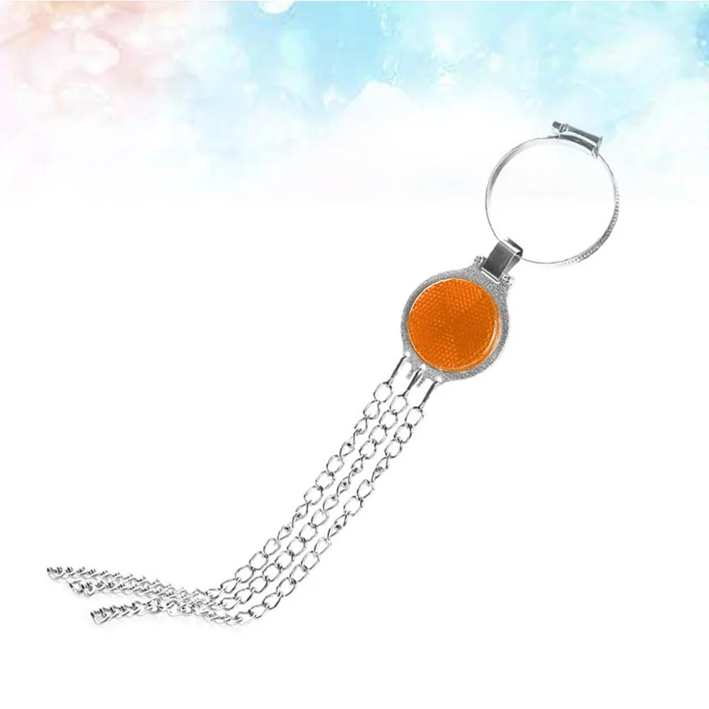 

Yellow Car Anti Static Strap Pure Metal Wear Resistant Electrostatic Belt for Grounding Static Elimination Night Driving Safety