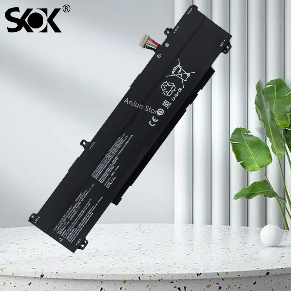 New SQU-2006 4ICP6/60/72 15.12V 63.05Wh 4710mAh Laptop Battery Compatible wih Hasee S8D6 Z7D6 Z8D6 Series Notebook