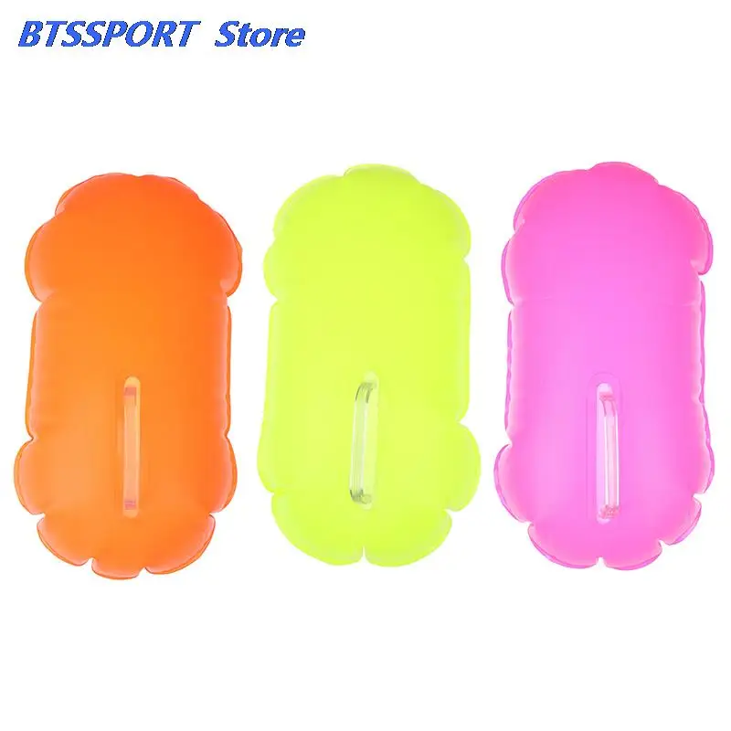 1PC PVC Swimming Buoy Safety Air Dry Tow Bag Float Inflatable Signal Drift