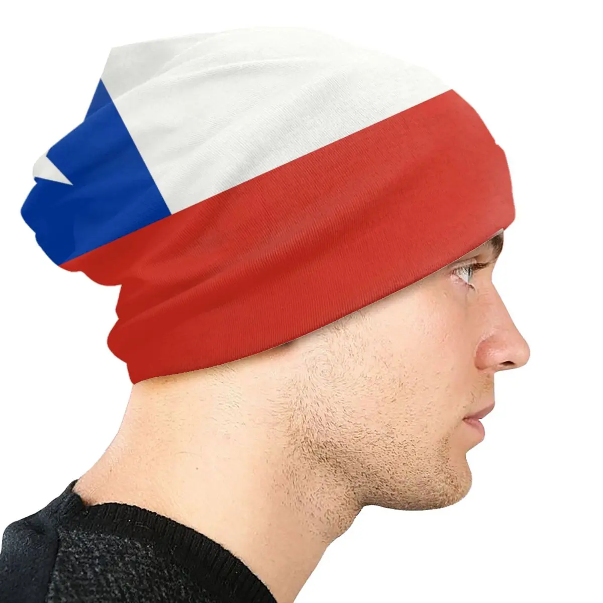 Flag Of Chile Beanie Cap Unisex Winter Warm Bonnet Homme Knitting Hats Street Outdoor Ski Patriotism Skullies Beanies Hats For