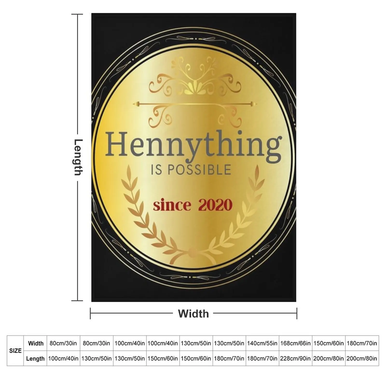 Medal For Hennything Is Possible Throw Blanket Blankets For Bed Plush Flannel Fabric halloween Plaid Comforter Blankets