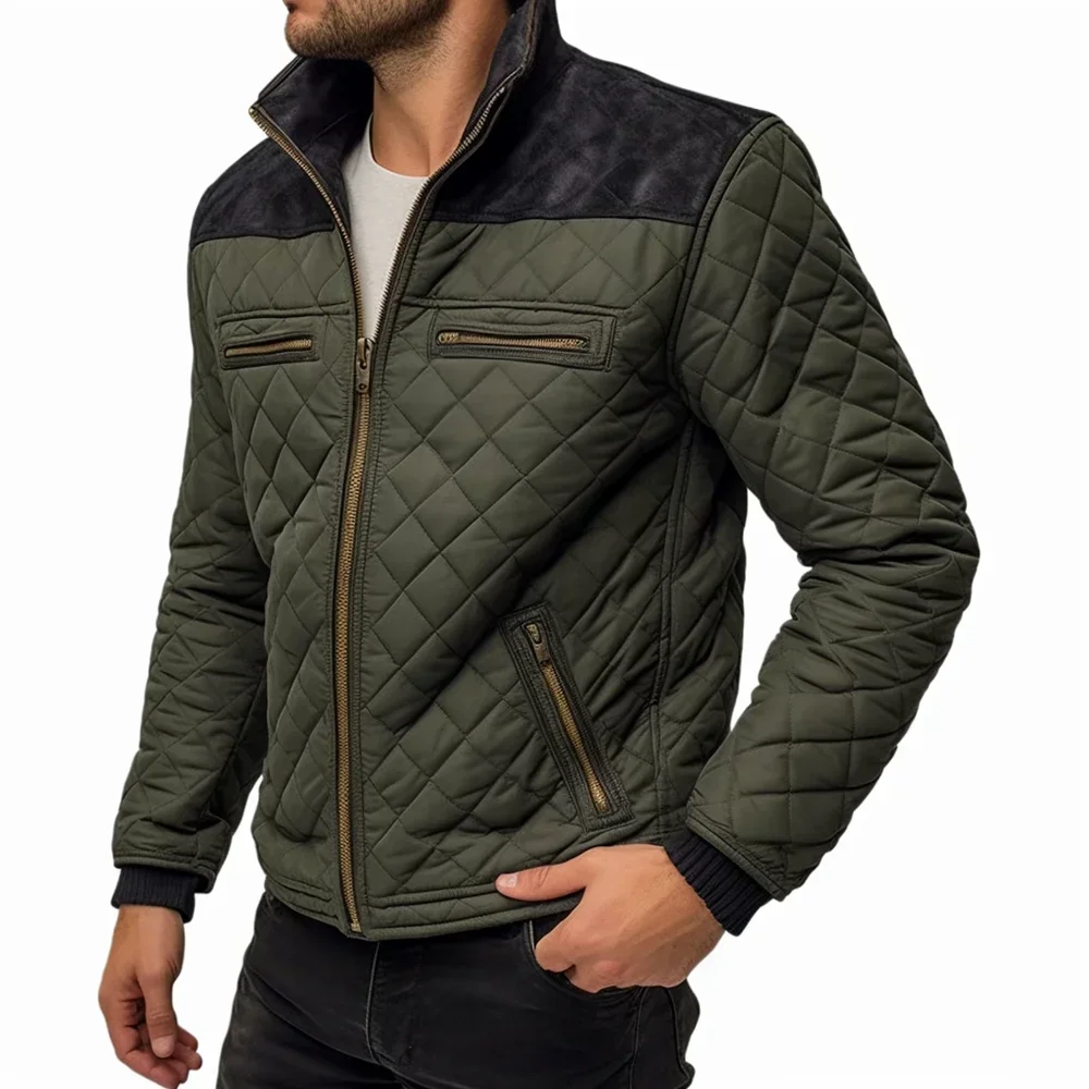 CaseClear Men\'s Vintage Quilted Jackets for Men