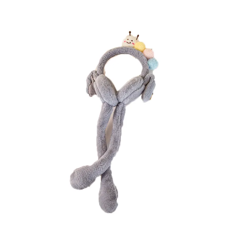 Caterpillar's Ears Move, Ear Cushions Are Cute, Children's Cute Ears Are Warm, Winter Women's Airbag Ear Bags