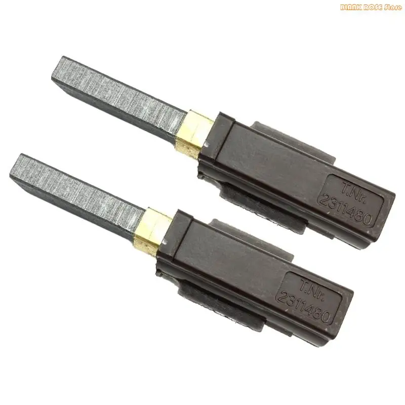 K1AE Sturdy Vacuum Cleaner Carbon Brushes Pack Of 5 For Smooth Operation