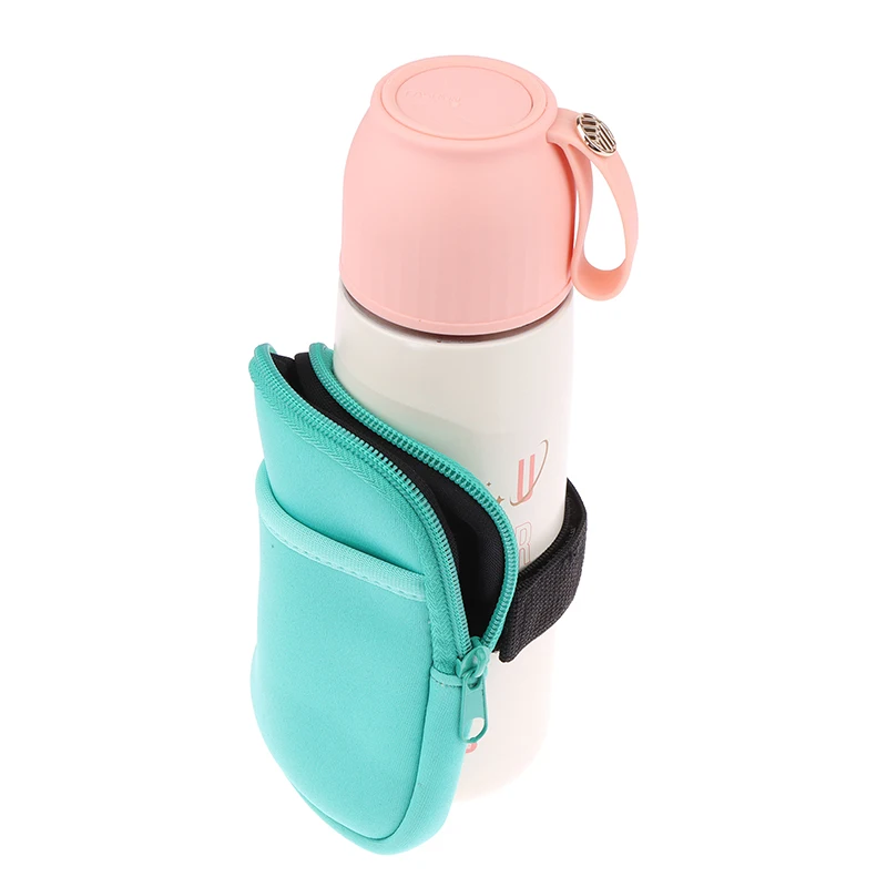 Multifunction Water Bottle Pouch for 40oz  Water Cup,Pocket for Cards, Keys, Wallet, Earphone