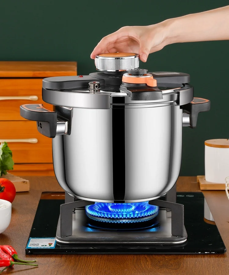 

K-Type 304 Stainless Steel Pressure Cooker Thickened Explosion-Proof Knob Type Household Pressure Cooker Pot