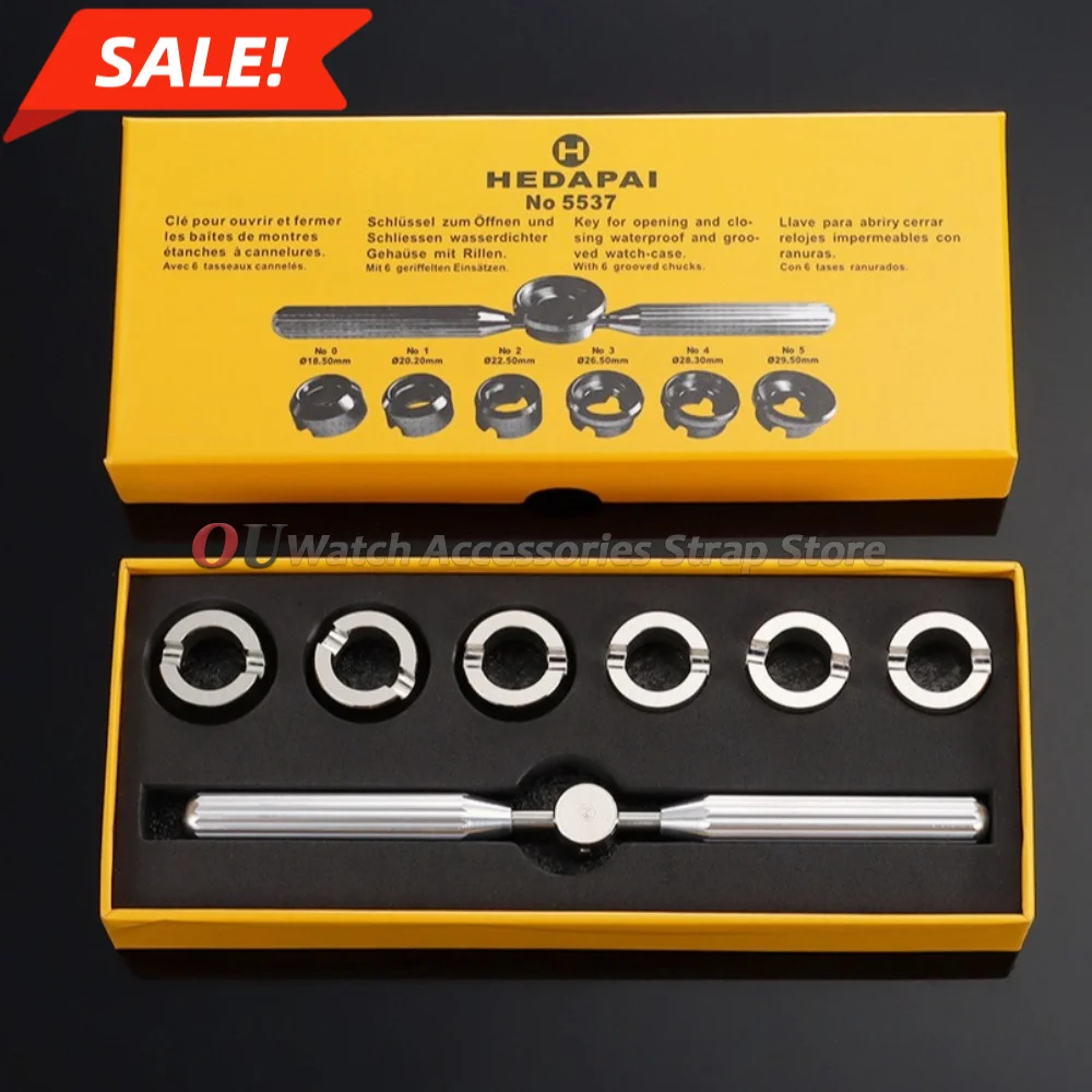 Watch Opener Repair Tool for Rolex for Tudor 5537 Watch Tool Clock Watch Back Case Opener Screw Wrench Repair Tool Cover Remover