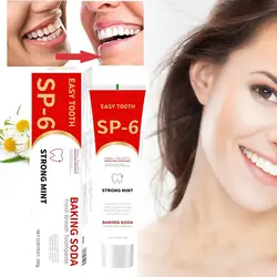 SP-6 Probiotic Toothpaste Whitening Teeth Removes Bad Breath Dental Plate Stain Natural Plant Extract Toothpaste Oral Care 120g