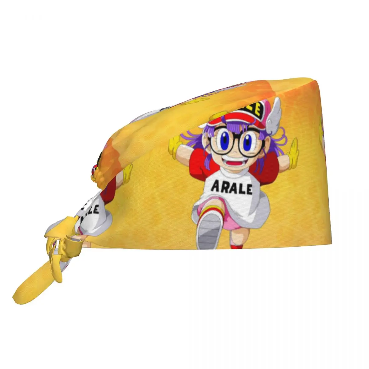 ドクタースランプ スクラブキャップ ヴィンテージ アラレ病院 医療看護外科用キャップ 男女兼用 ラボ医師 スパ作業用キャップ 帽子