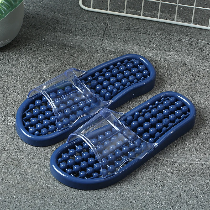 Ball Shaped Bathroom, Anti Slip Massage, Hollow and Leaking WOMEN\'S Home Plastic Sandals and Slippers