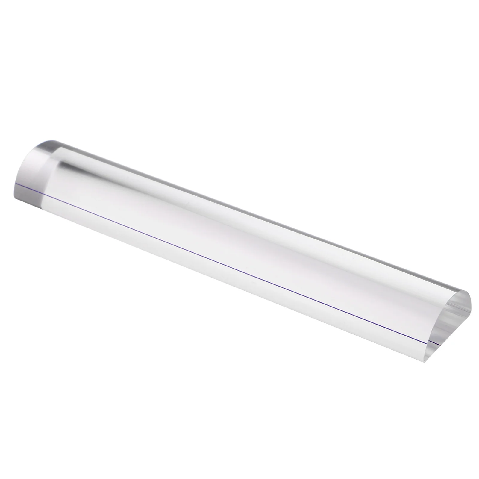 

Acrylic Magnifying Ruler Transparent Reading Magnifier 16Cm Strip-Shaped Ruler Guide Line Reading Assistance for Books Students