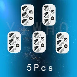 5Pcs Camera Lens Glass for Samsung Galaxy A73 A53 A33 A52 A72 A42 A32 5G A12 A51 A71 A21 A21S Screen Protector Clear Lens Film