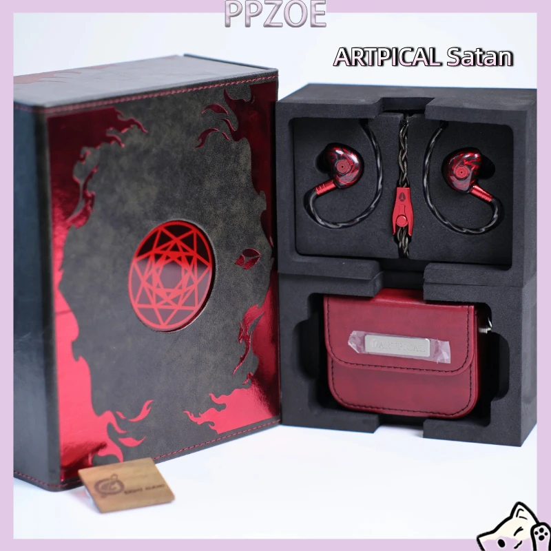 ARTPICAL Satan Flagship In-ear Wired IEM In-ear Wired HiFi Earphones, 2DD+4BA+4Planar Magnetic Drivers, Detachable Cable 4.4mm