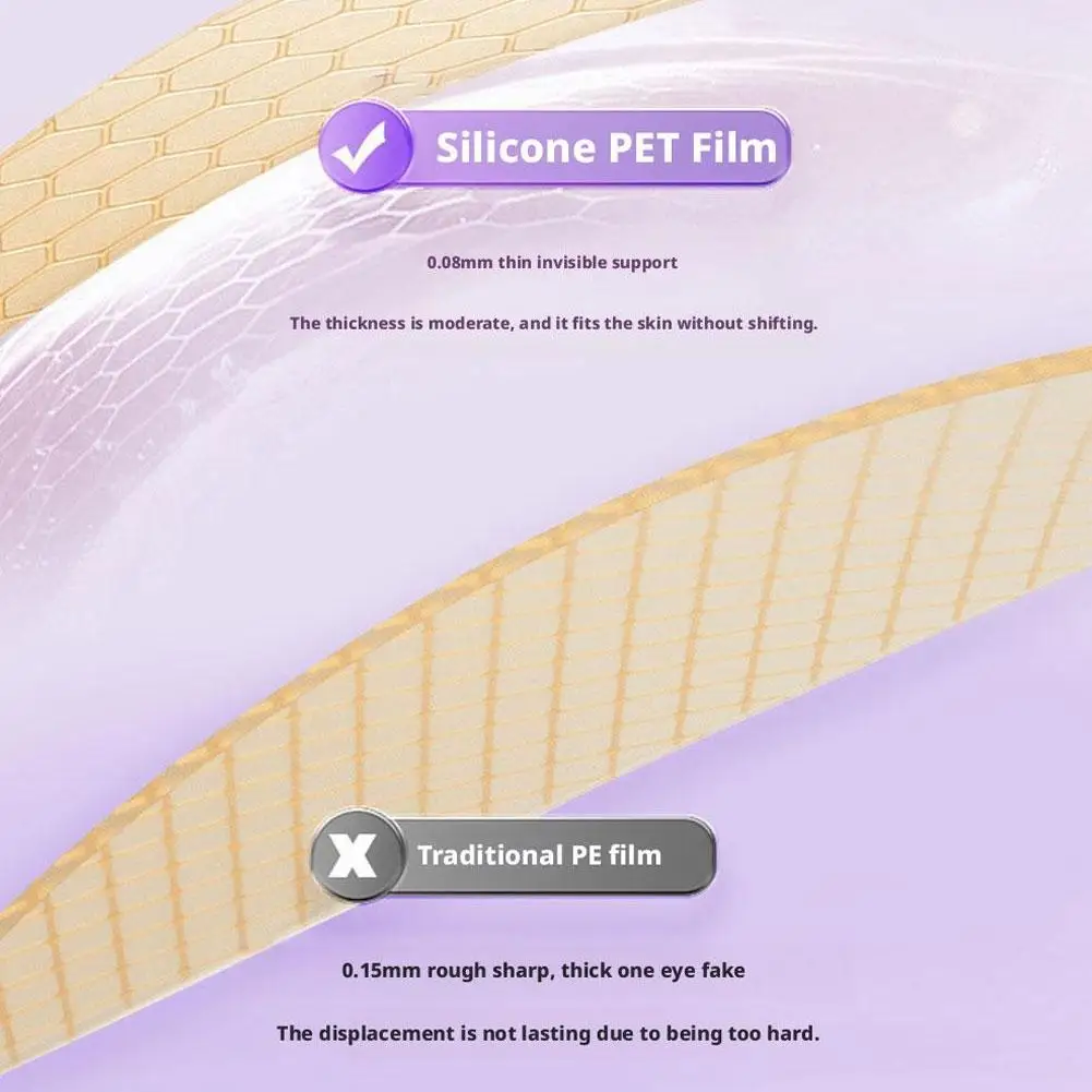 新しいアイステッカーファッションメイクまぶた薄い目に見えないまぶた強粘着目テープステッカー目大きな目メイクツール
