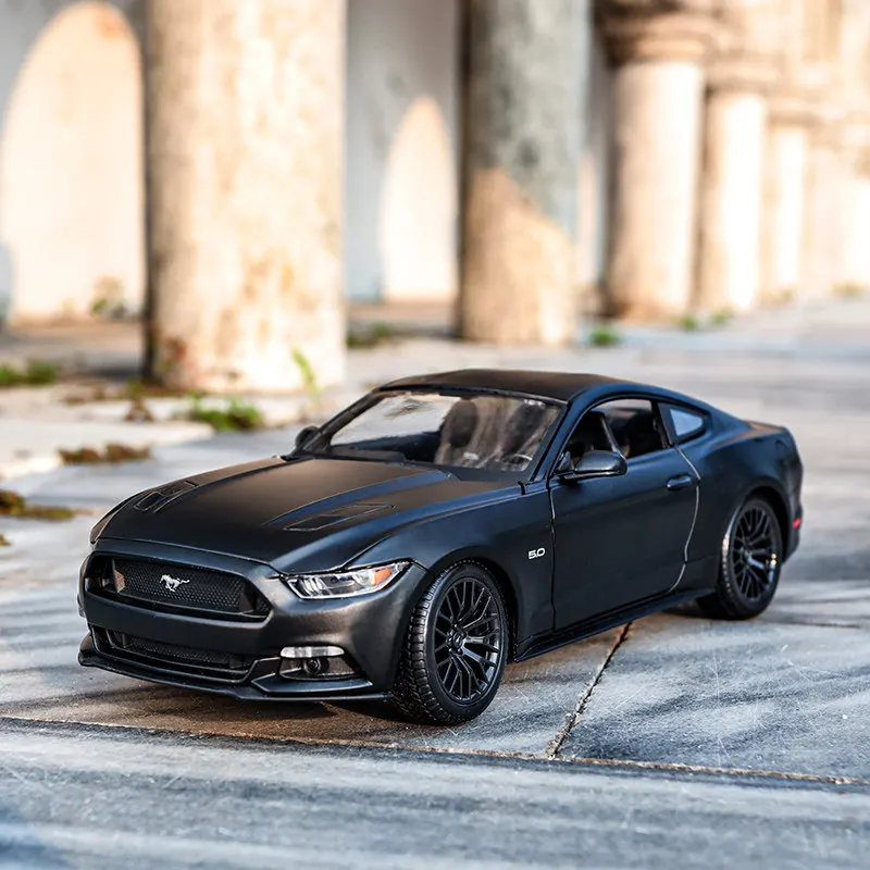 

Genuine Maisto Cars Toys For Collector 1:18 Ford Mustang Muscle Car Modified Simulation Sports Car Alloy Car Model Valentine's D